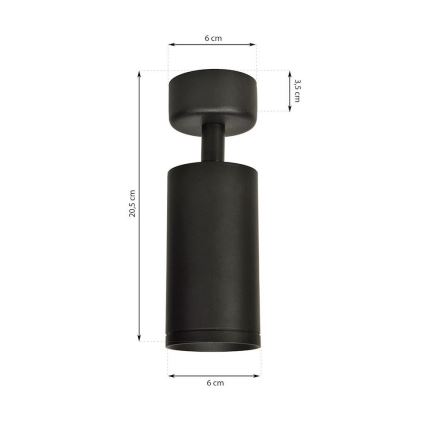 Спот MICA 1xGU10/25W/230V