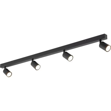 Спот NEX 4xGU10/10W/230V черен