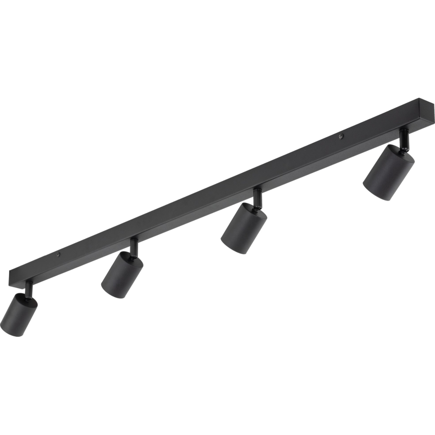 Спот NEX 4xGU10/10W/230V черен