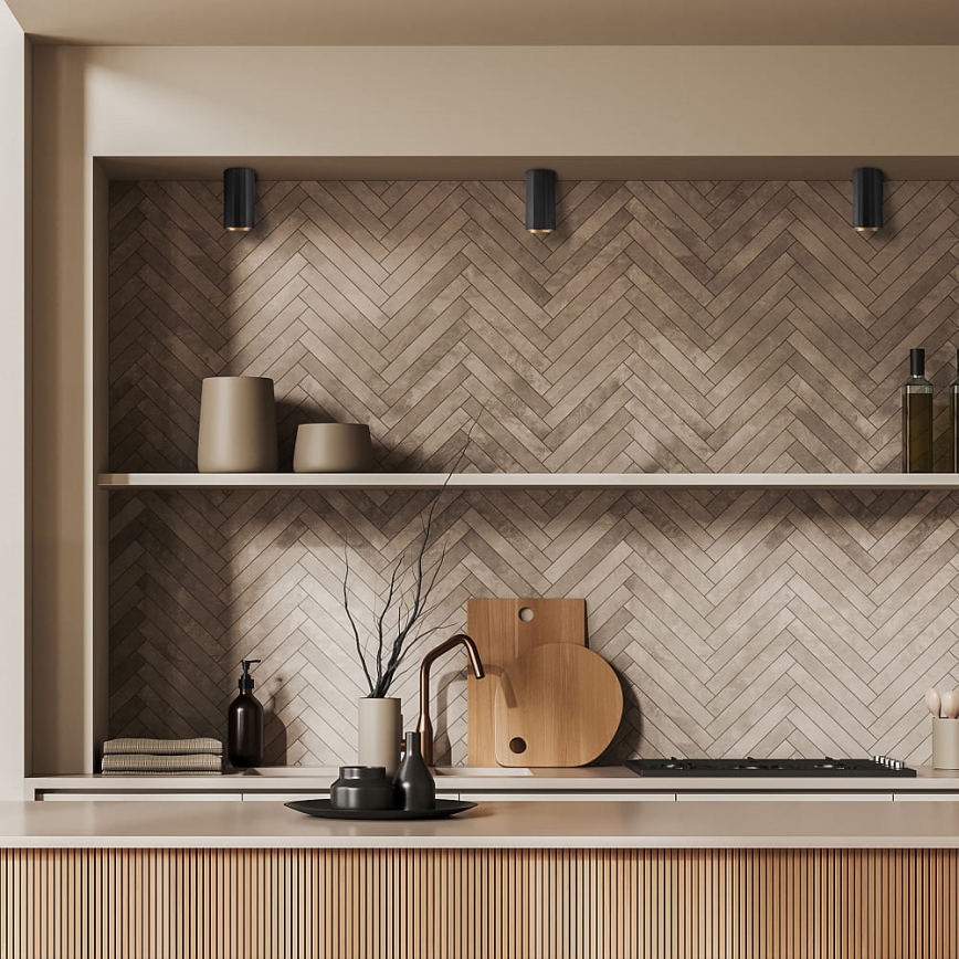 Спот NICEA 1xGU10/10W/230V черен