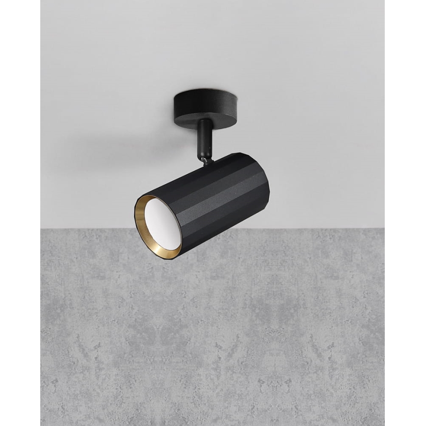 Спот NICEA 1xGU10/10W/230V черен