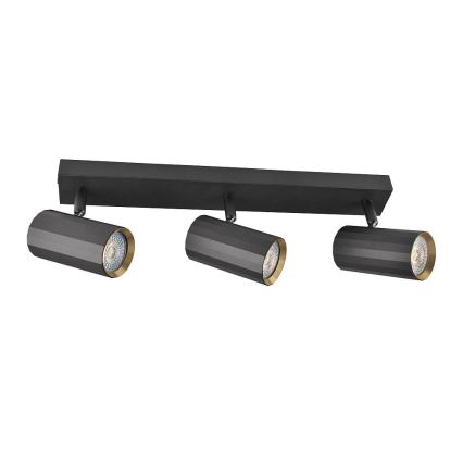 Спот NICEA 3xGU10/10W/230V черен