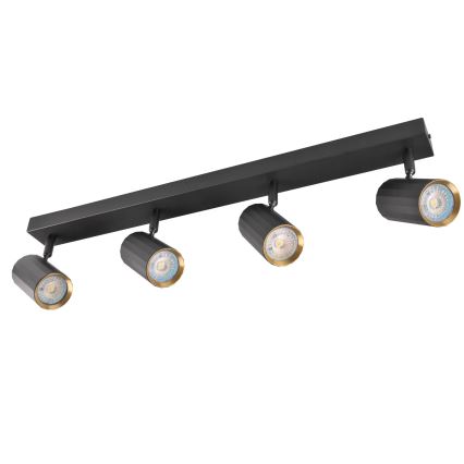 Спот NICEA 4xGU10/10W/230V черен