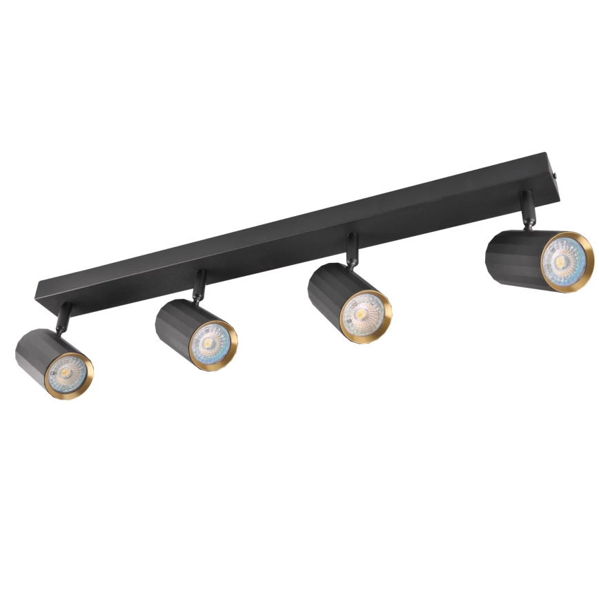 Спот NICEA 4xGU10/10W/230V черен