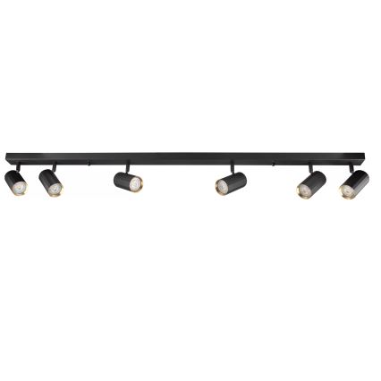 Спот NICEA 6xGU10/10W/230V черен