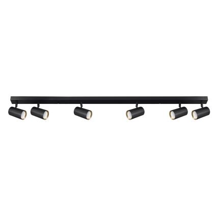 Спот NICEA 6xGU10/10W/230V черен