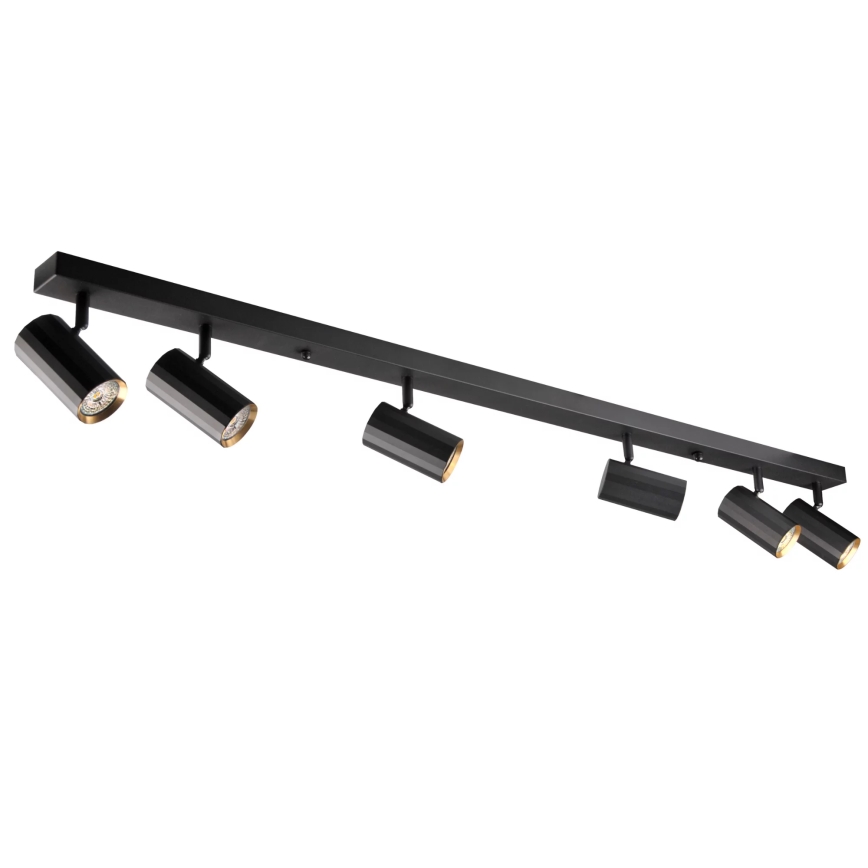 Спот NICEA 6xGU10/10W/230V черен