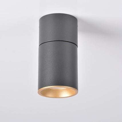 Спот NIXA 1xGU10/10W/230V черен/златист