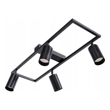 Спот осветително тяло 4xGU10/30W/230V черно