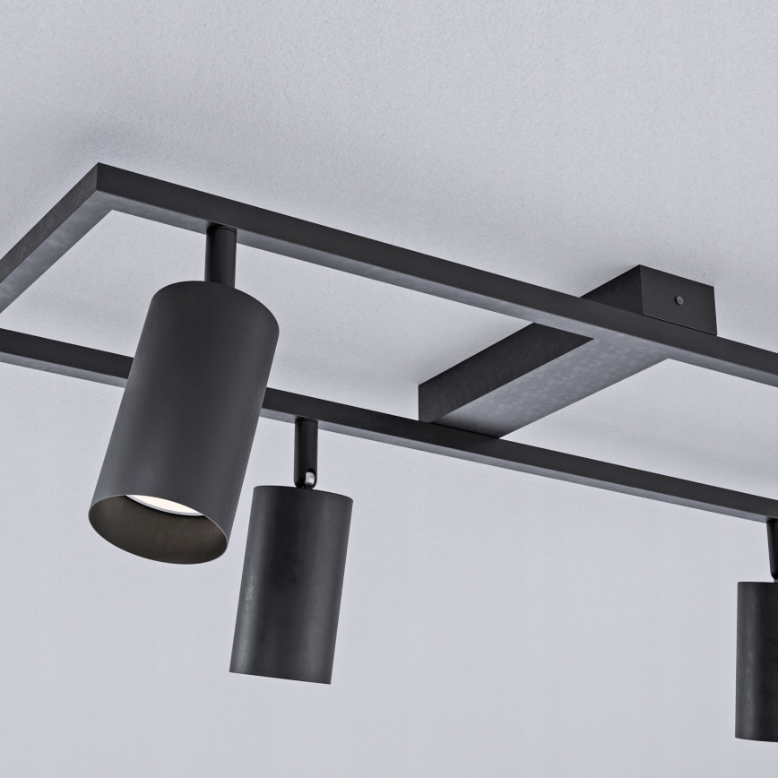 Спот осветително тяло 4xGU10/30W/230V черно