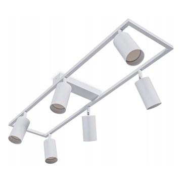 Спот осветително тяло 6xGU10/30W/230V бяло