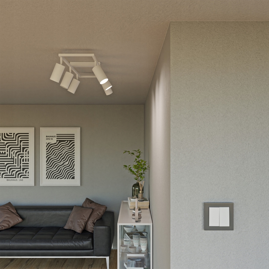 Спот осветително тяло 6xGU10/30W/230V бяло