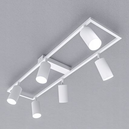 Спот осветително тяло 6xGU10/30W/230V бяло