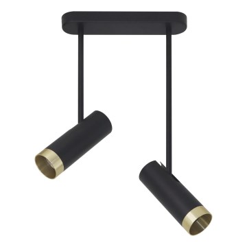 Спот PORTO 2xGU10/10W/230V черен