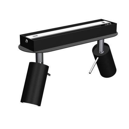 Спот PRESTON 2xGU10/MR11/40W/230V черен