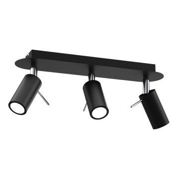 Спот PRESTON 3xGU10/MR11/40W/230V черен