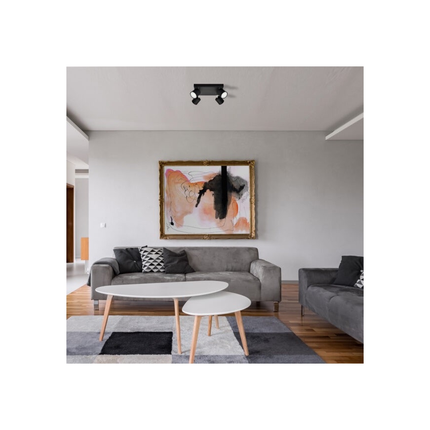 Спот PUNTA 4xGX53/10W/230V черен