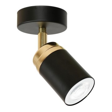 Спот RENO 1xGU10/8W/230V черен/златист