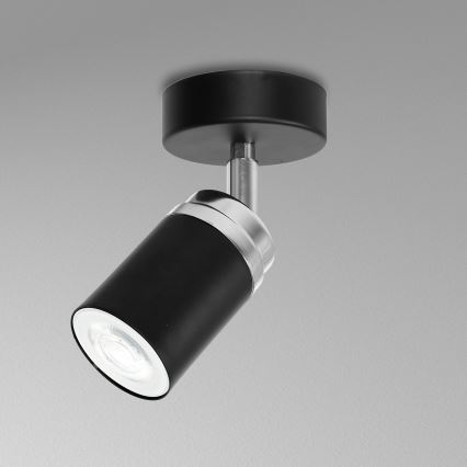 Спот RENO 1xGU10/8W/230V черен/лъскав хром
