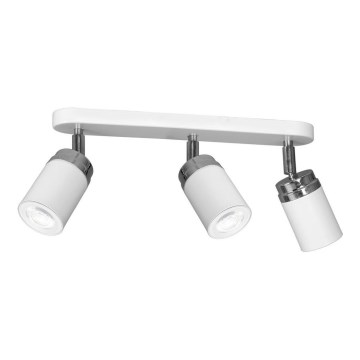 Спот RENO 3xGU10/8W/230V бял/лъскав хром
