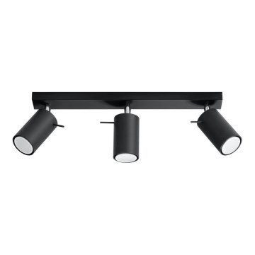 Спот RING 3 3xGU10/10W/230V черен