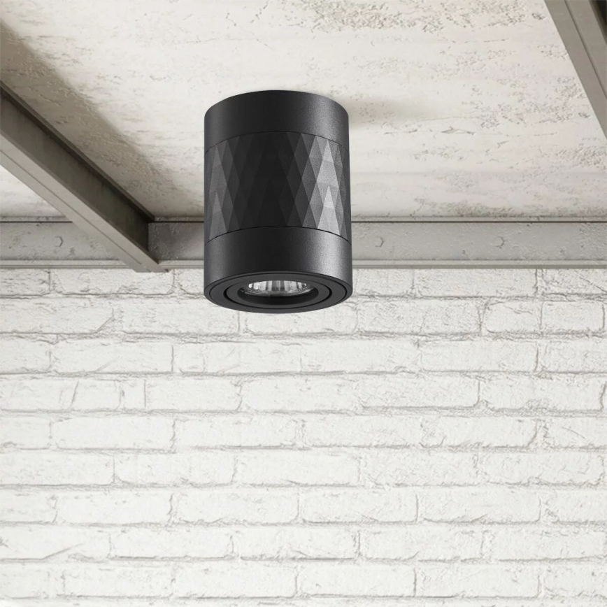 Спот RUBIN 1xGU10/10W/230V черен