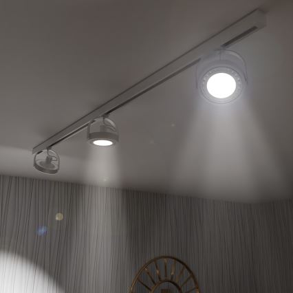 Спот с релсова система LUGAR AR111 3xGU10/25W/230V бял
