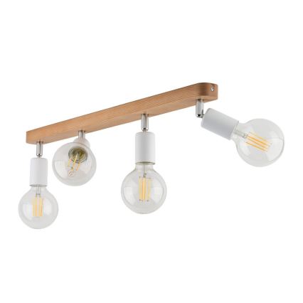 Спот SIMPLY WOOD 4xE27/15W/230V