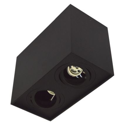Спот SIROCO 2xGU10/30W/230V черен