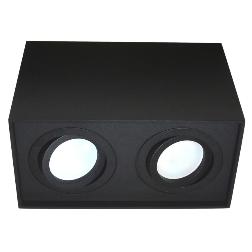 Спот SIROCO 2xGU10/30W/230V черен