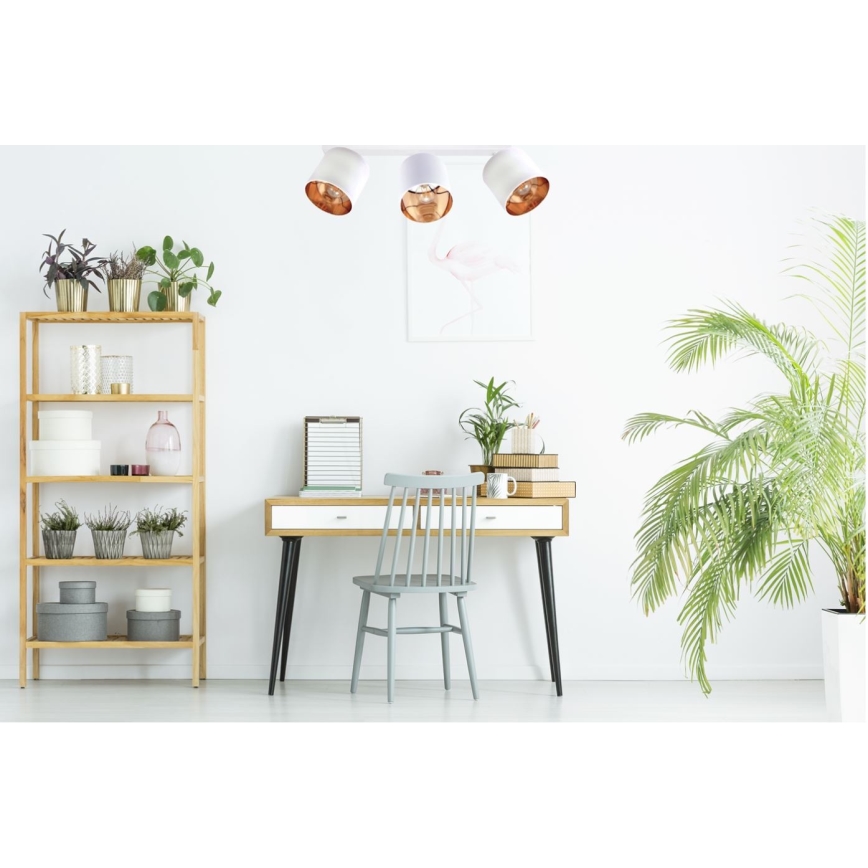 Спот SOFIA 3xE27/60W/230V бял