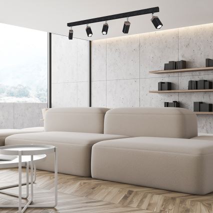 Спот SOLO 5xGU10/MR11/40W/230V черен