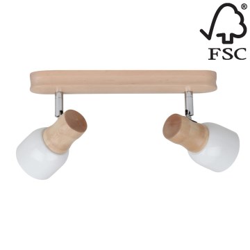 Спот SVANTJE 2xE14/40W/230V бреза - FSC сертифициран