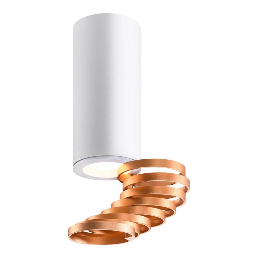 Спот TUBA 1xGU10/15W/230V бял/мед