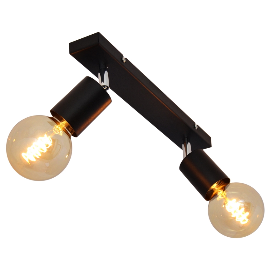 Спот TUNE 2xE27/20W/230V черен