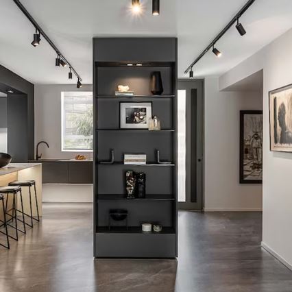 Спот в релсова система 4xGU10/25W/230V 2 m черен