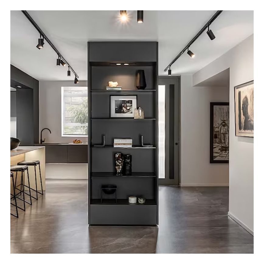 Спот в релсова система 4xGU10/25W/230V 2 m черен