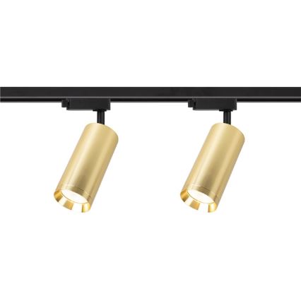 Спот в релсова система MICA 4xGU10/10W/230V златист/черен