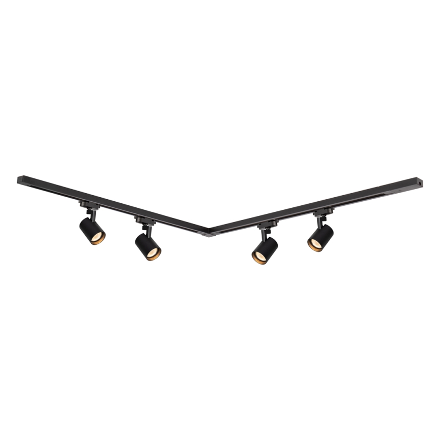 Спот в релсова система VOLF 4xGU10/10W/230V черен
