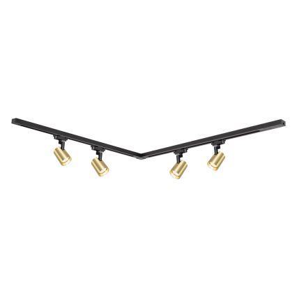 Спот в релсова система VOLF 4xGU10/10W/230V златист/черен