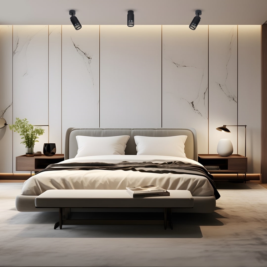 Спот VERTICAL 1xGU10/8W/230V черен