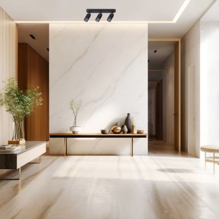 Спот VERTICAL 3xGU10/8W/230V черен