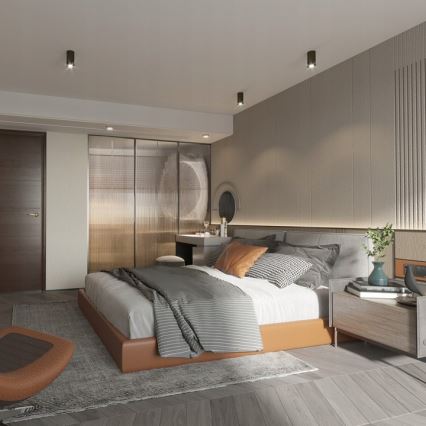 Спот VIVO 1xGX53/10W/230V 10 см черен