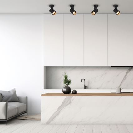 Спот VOLF 1xGU10/10W/230V черен