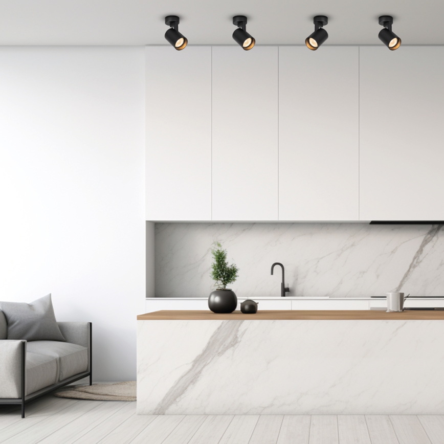 Спот VOLF 1xGU10/10W/230V черен