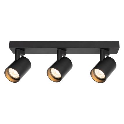 Спот VOLF 3xGU10/10W/230V черен