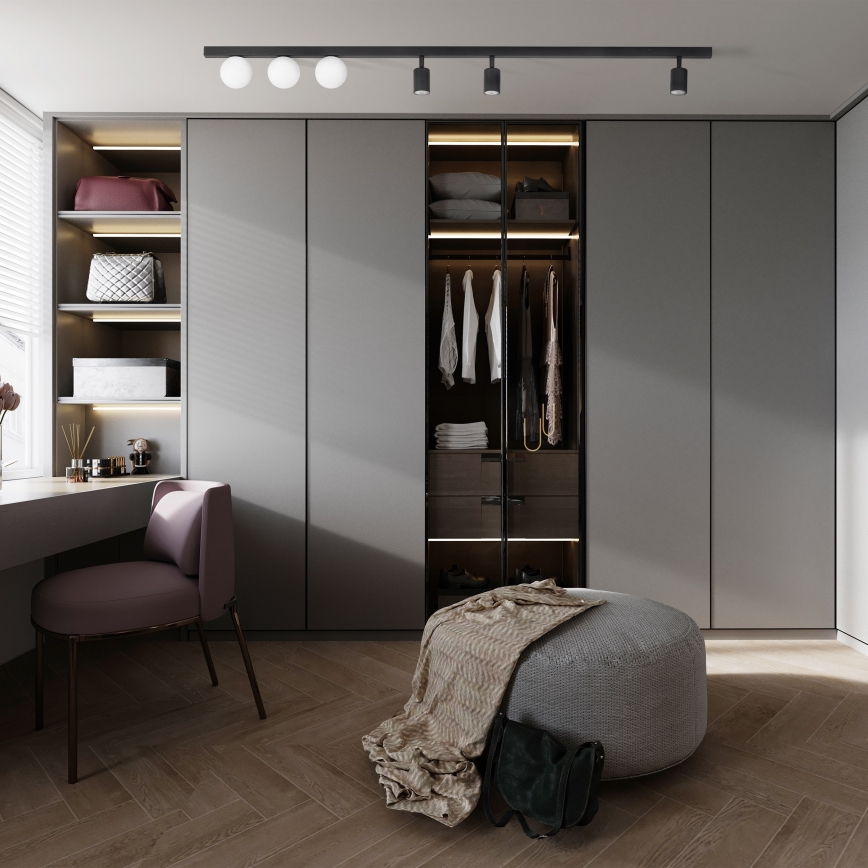 Спот VOX 3xG9/8W/230V + 3xGU10/10W черен