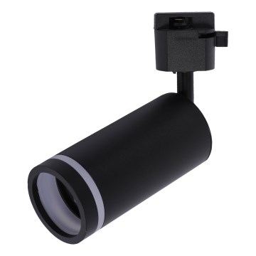 Спот за 1-фазна релсова система JET RING 1xGU10/10W/230V черен