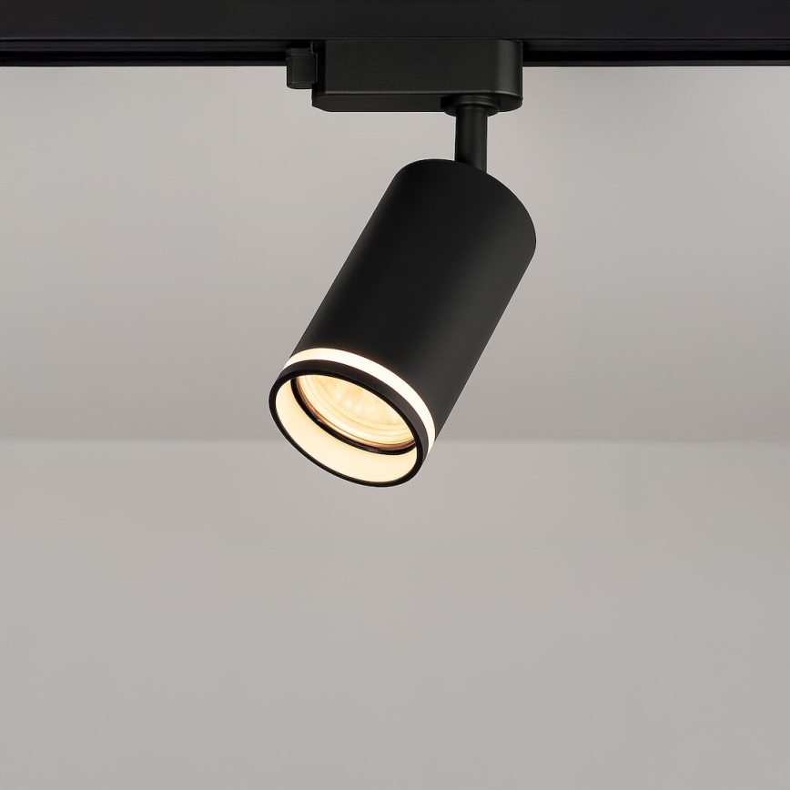 Спот за 1-фазна шинна система PIPE 1xGU10/10W/230V черен