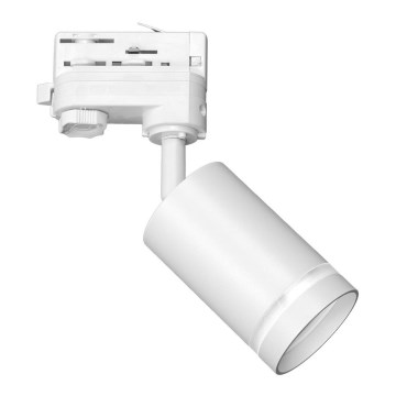 Спот за 3-фазна релсова система PIPE 1xGU10/25W/230V бял
